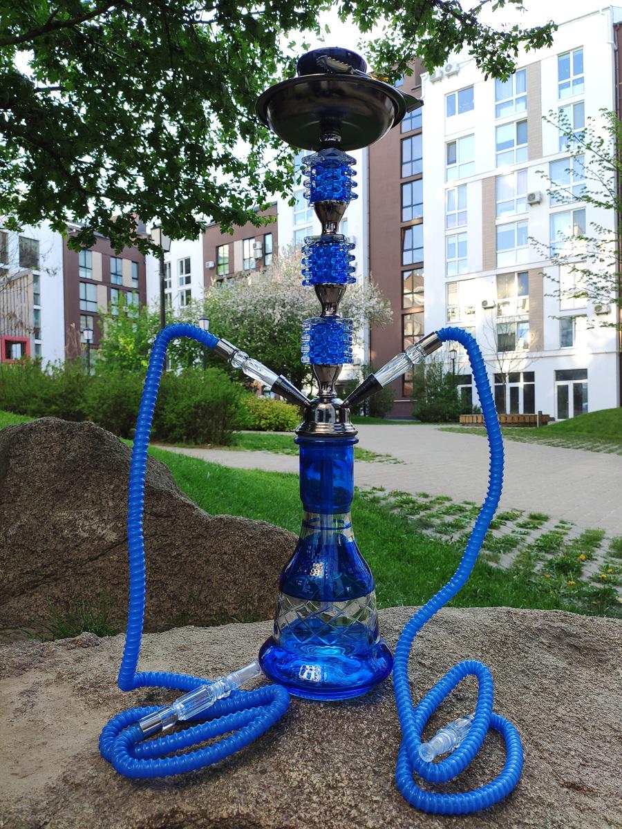 Кальян Hookah Musa Rio 55 см на 2 персоны Blue