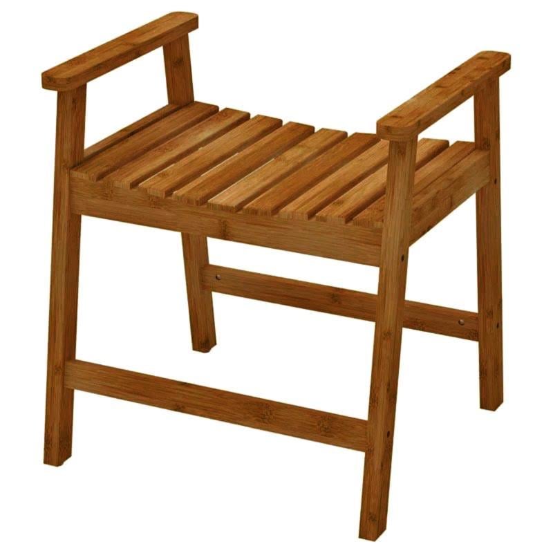 Табурет для ванной из дерева Ломара Охра (ТВН-011204)