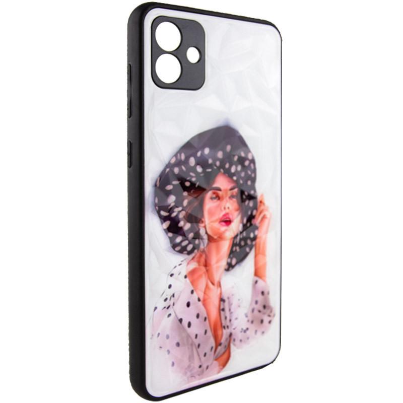 Противоударный TPU+PC чехол Prisma Ladies для Samsung Galaxy A05 Girl in a hat