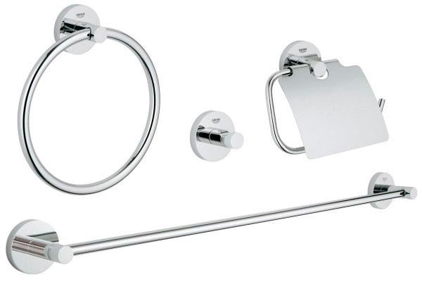 Набор аксессуаров 4 в 1 Grohe Essentials (40776001)