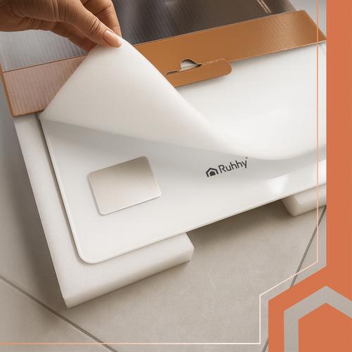 Весы напольные с анализом состава тела и BMI синхронизация с мобильным приложением до 226 кг Белый - фото 9