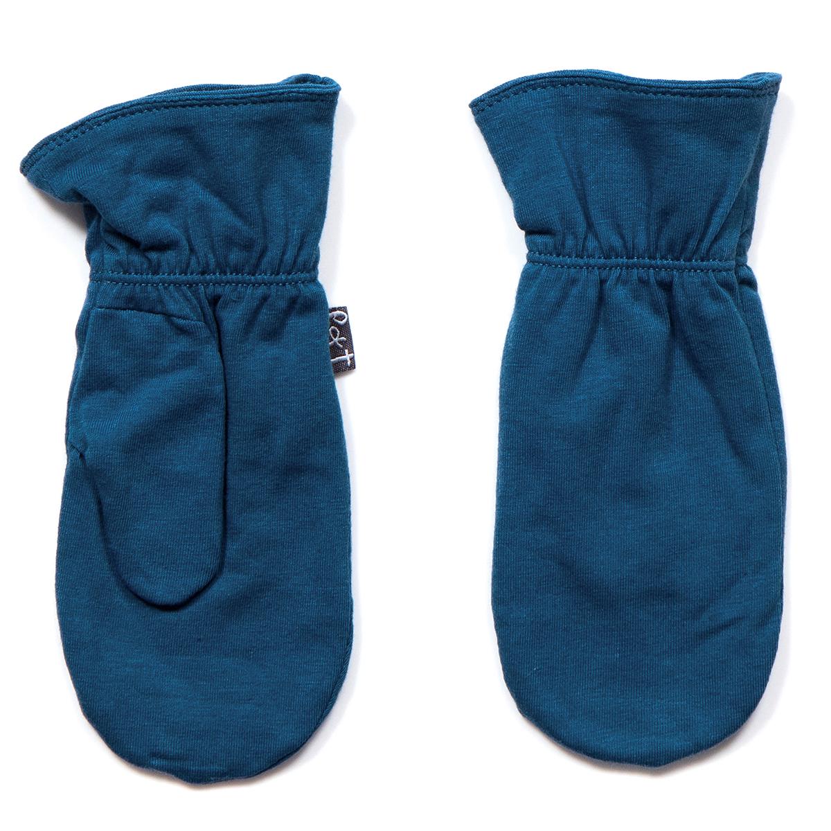 Рукавицы демисезонные для мальчика Peluche&Tartine S18MIT63 хлопковые двухслойные 6-8 лет Темно-синий (S18MIT63-FlashFjord-6/8)