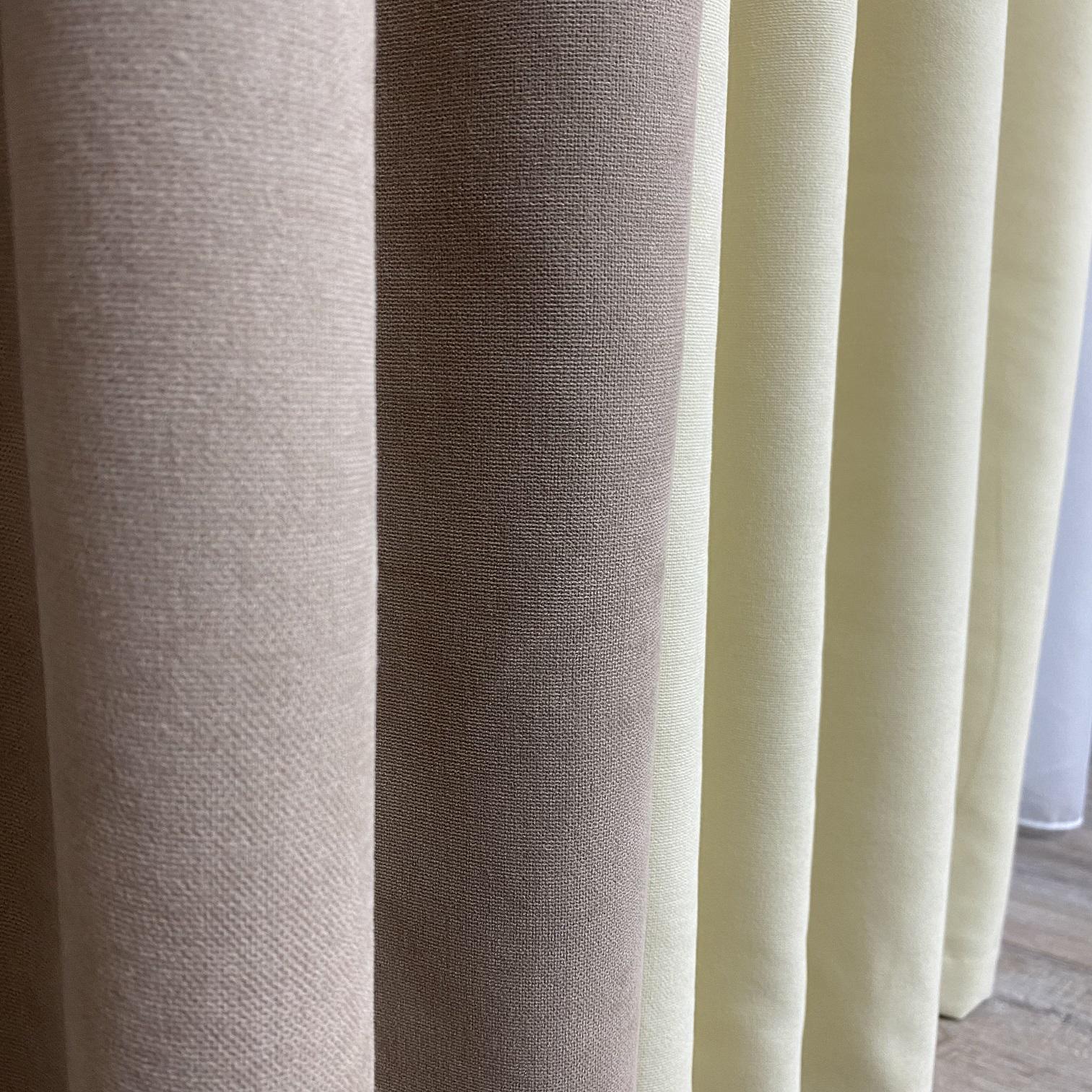 Шторы микровелюр TG Home Дуэт №450 1,50х2,70 м Капучино-кремовый (450-95/250) - фото 2