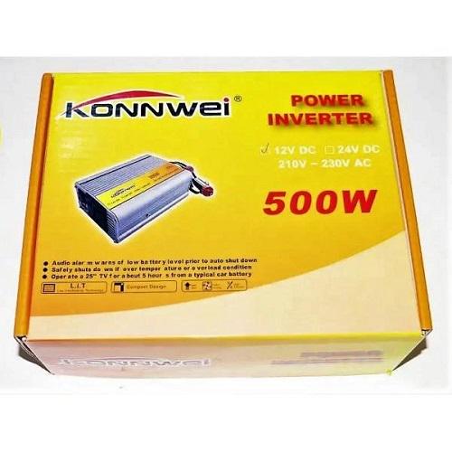 Инвертор автомобильный Konnwei 12V-220V 500W ( 01144) - фото 2