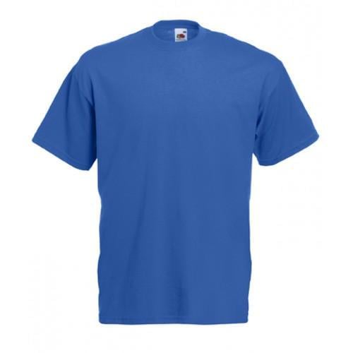 Футболка чоловіча Fruit of the Loom Valueweight S Cиній (061036051S)