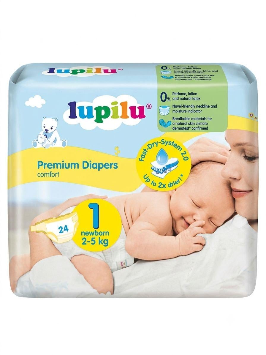 Подгузники Lupilu Premium Soft 1 2-5 кг 26 кг (3076339444)