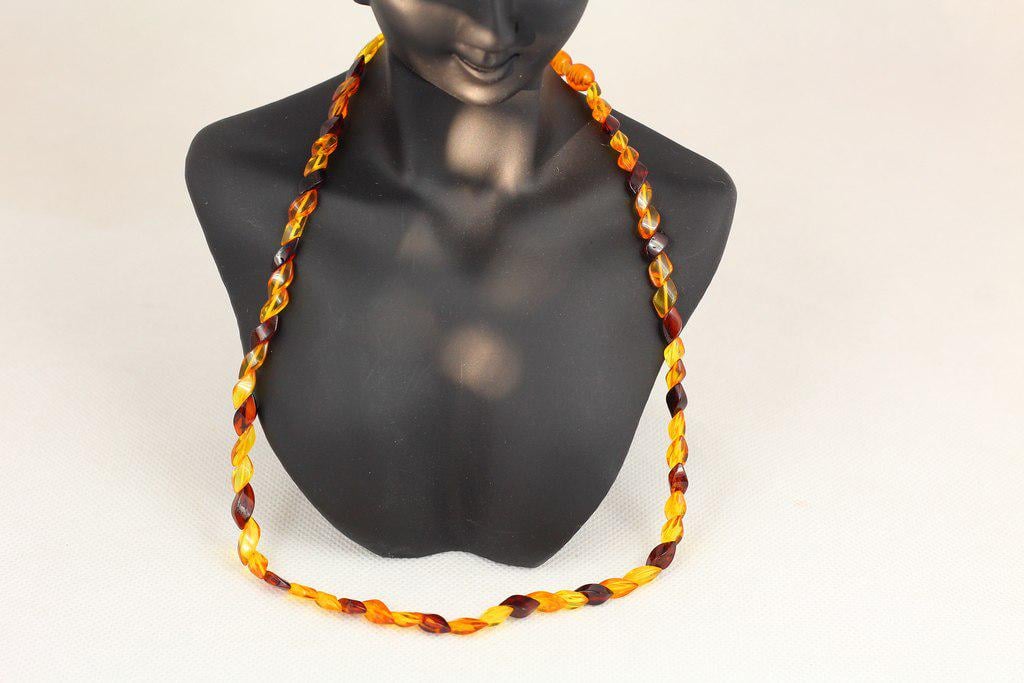 Бусы из натурального прозрачного янтаря 45 см (28748921)