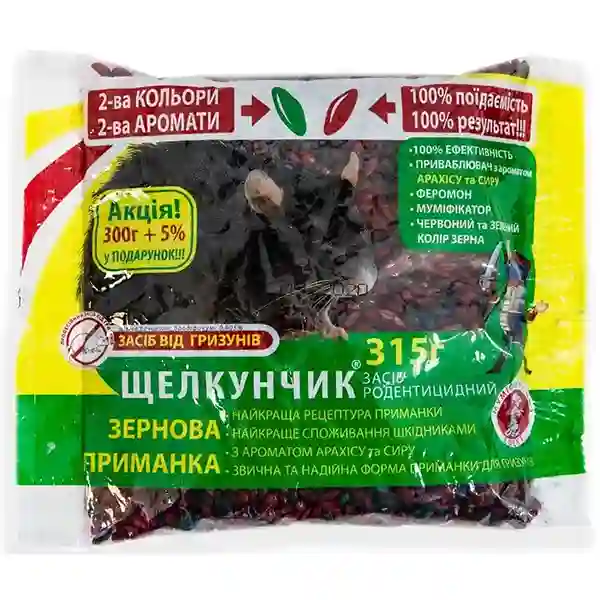 Средство от мышей Щелкунчик зерно микс 315 г