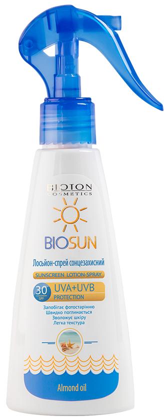 Лосьон-спрей солнцезащитный Bioton Cosmetics BioSun SPF 30 150 мл (17664)