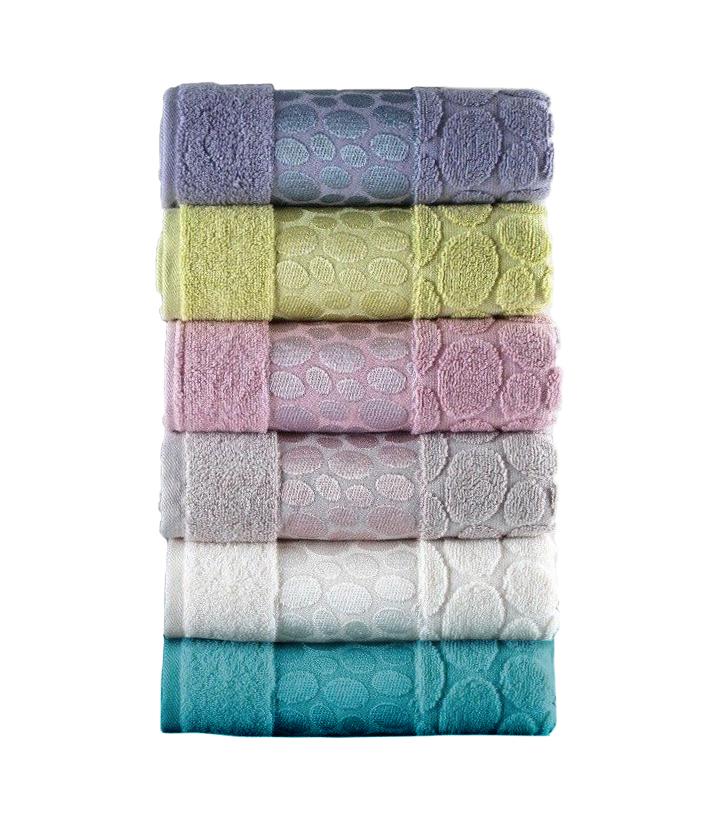 Набор полотенец Gulcan Lux Elips Cotton Жаккард 50х90 см 6 шт. (18802841)