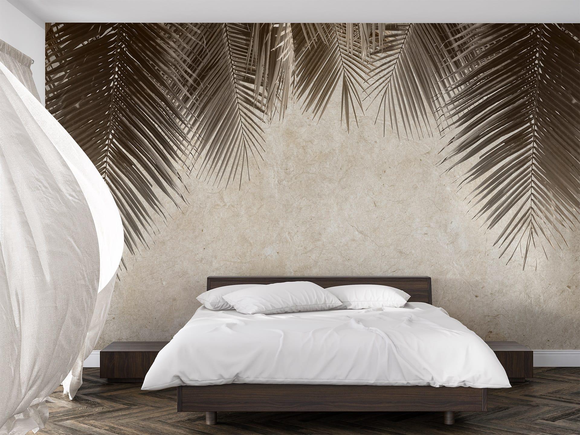 Фотошпалери флізелінові Styleo Print-walls Листя на белотні 0352 400х250 см (Pw-0352/4)