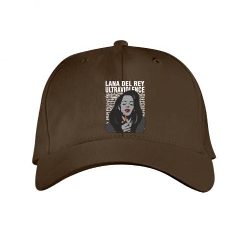 Кепка Lana Del Rey Ultraviolence newspaper Шоколадный (15764695-12-193941)