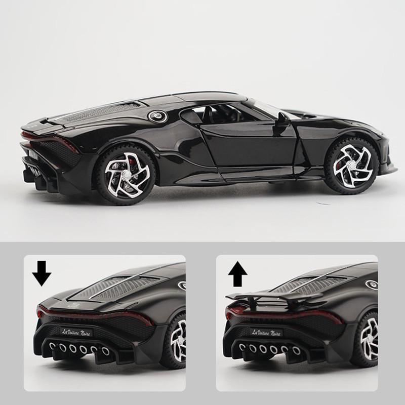 Игрушечная машинка Bugatti La Voiture Noire металлическая/инерционная 1:32 (VA-1338072471) - фото 4