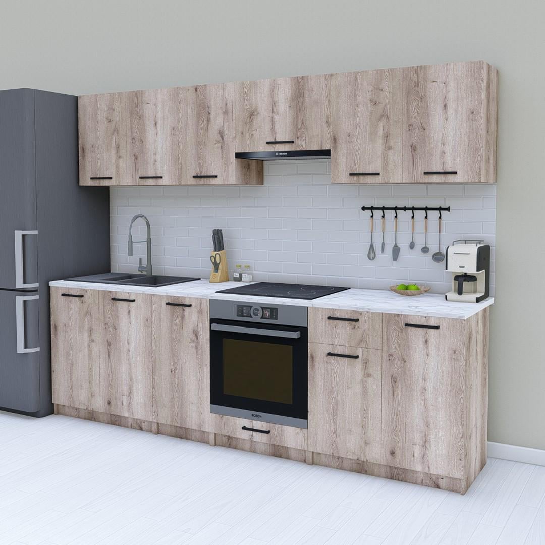 Модульная кухня Opendoors без столешницы 260 см Аликанте (МП50/1)