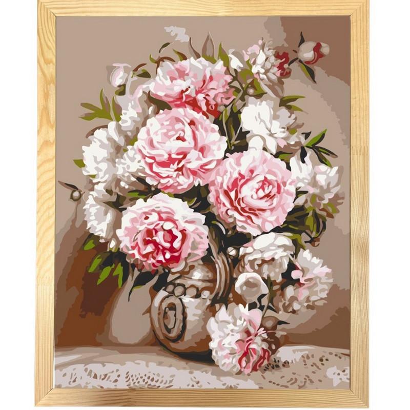 Картина по номерам ART CRAFT Нежные пионы 40x50 см (13141-ACF)