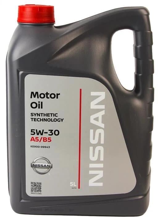 Моторна олива Nissan Motor Oil A5/B5 СF/SL 5W-30 5 л (KE90099943)