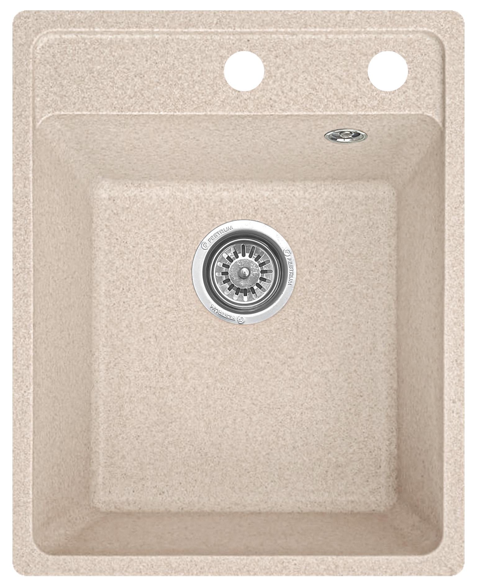 Мийка кухонна Valetti 85CR 510х410 мм Бежевий (Valetti_85CR_Sahara)