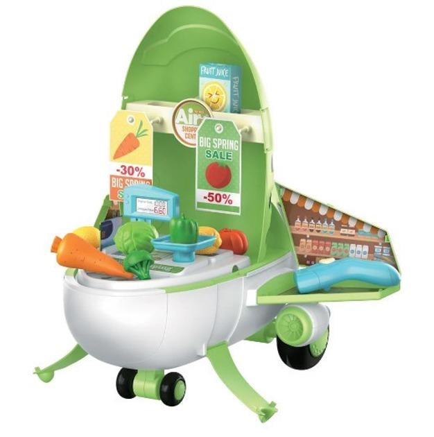 Набір іграшкового посуду з продуктами (10J06)