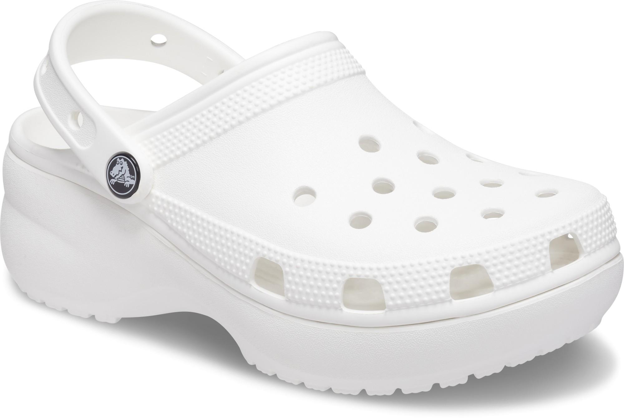 Сабо Crocs Classic Platform Clog M4W6 р. 36 White (1008846) - фото 2