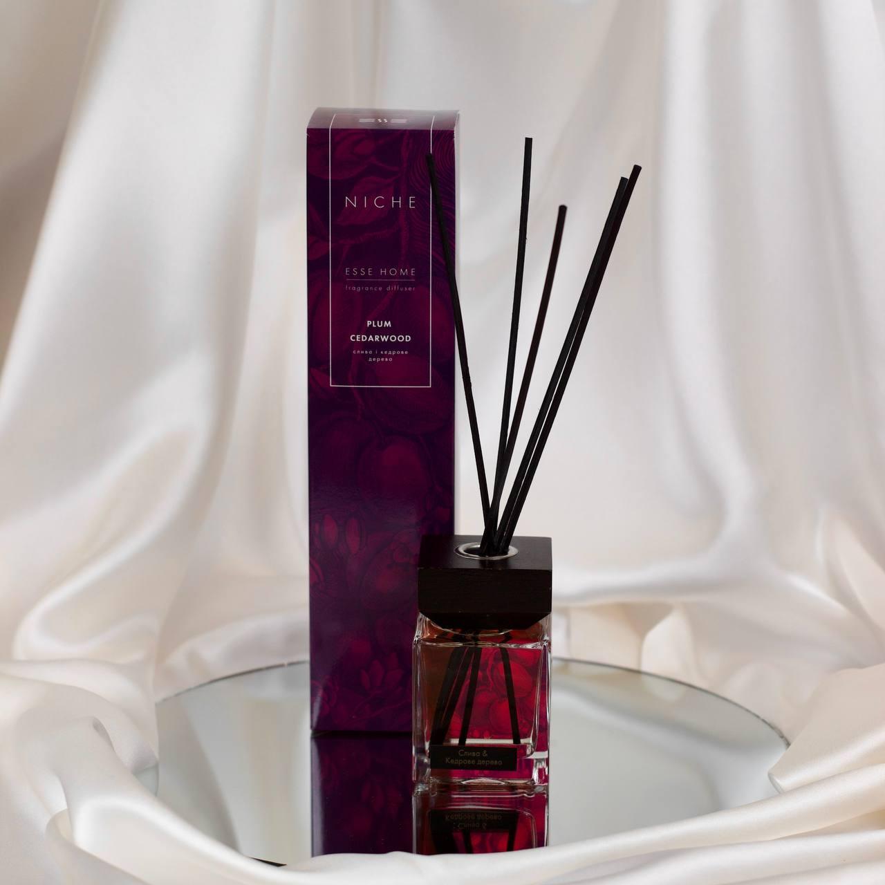 Аромадифузор для дому Esse Home Niche Слива/Кедрове дерево 100 мл (2191177238) - фото 2