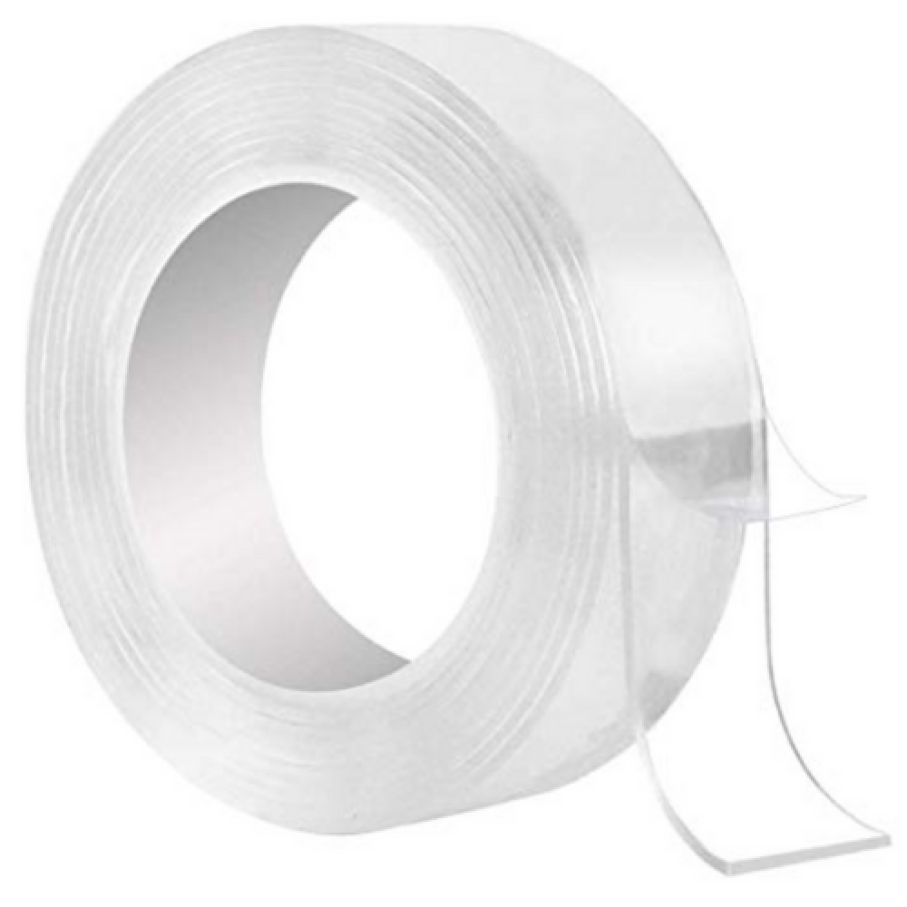 Двостороння клейка стрічка Kayfovo-W30 багаторазова 5 м Прозорий (28962) Двостороння клейка стрічка Kayfovo-W30 багаторазова 5 м Прозорий (28962)