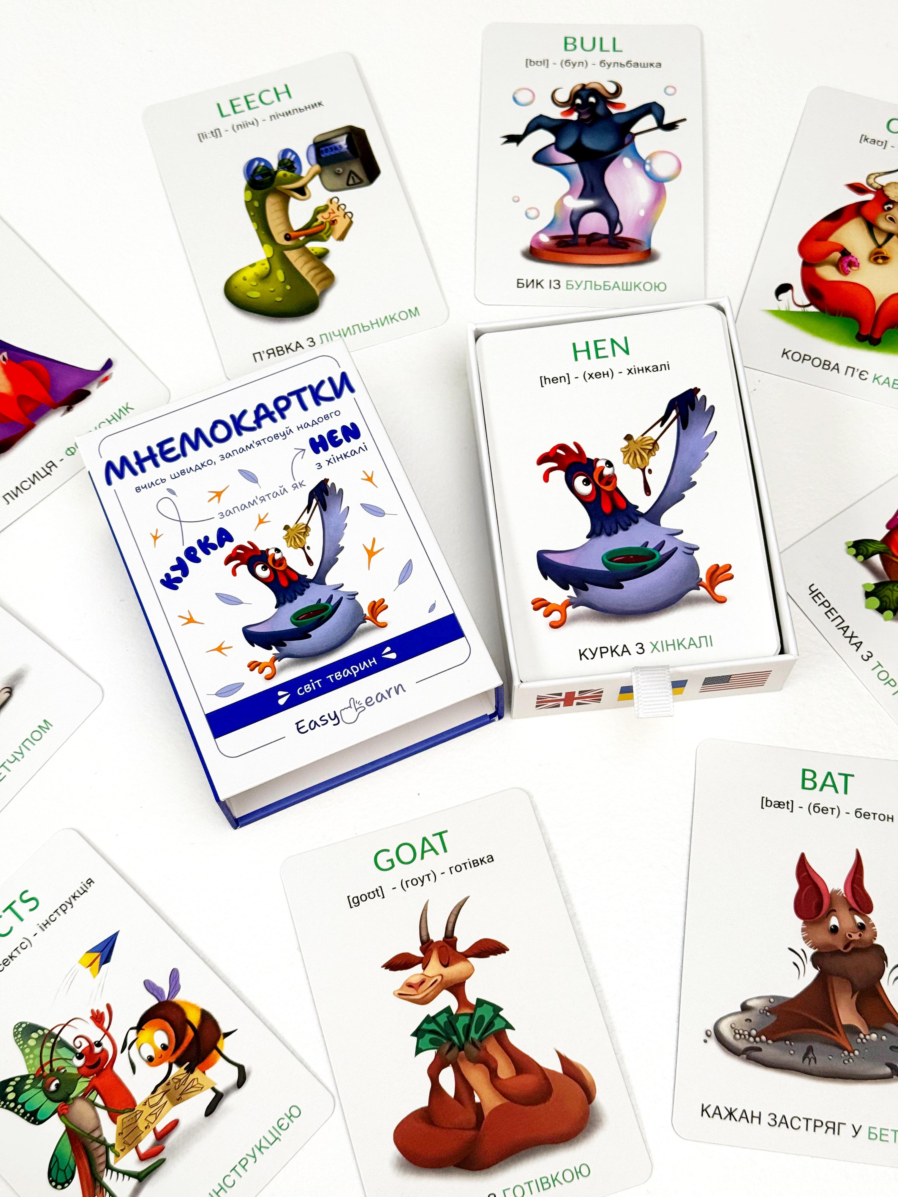 Мнемокарты EasyLearn Выпуск 3 Мир животных (EL-AW1) - фото 22 Мнемокарты EasyLearn Выпуск 3 Мир животных (EL-AW1) - фото 22