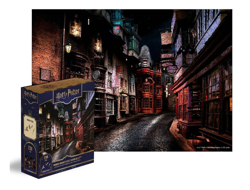 Пазл деревянный фигурный Woods Story Гарри Поттер Серия Диагон Аллея A2