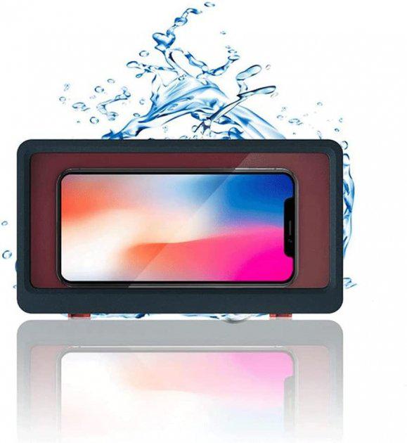 Держатель настенный для телефона водонепроницаемый в душевую комнату - фото 7 Держатель настенный для телефона водонепроницаемый в душевую комнату - фото 7