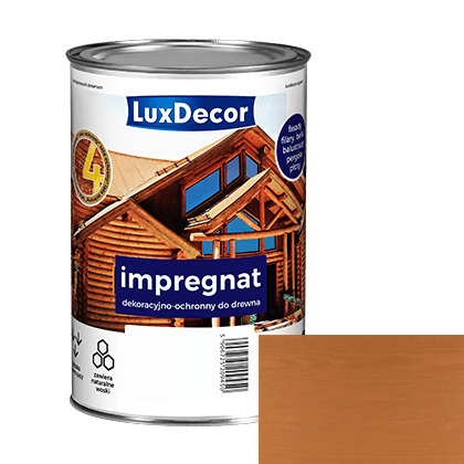 Импрегнат LuxDecor декоративно-защитный 1 л Каштан мат