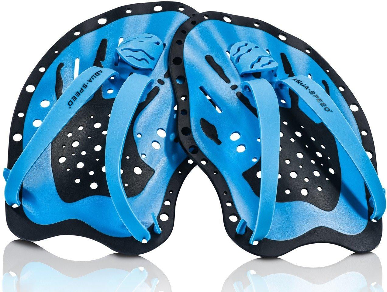 Лопатки для плавания Aqua Speed SWIM PADDLE 6971 Уни 19х13,5 см Синий