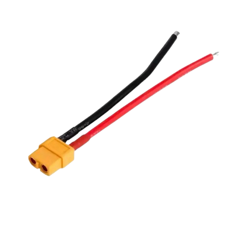 Кабель питания с разъемом Amass XT60-F мама с проводом 12AWG (ART-15700)