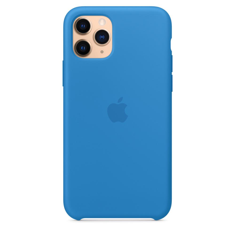 Силиконовый чехол-накладка Apple Silicone Case for iPhone 11 Pro, Surf Blue (HC) - фото 4