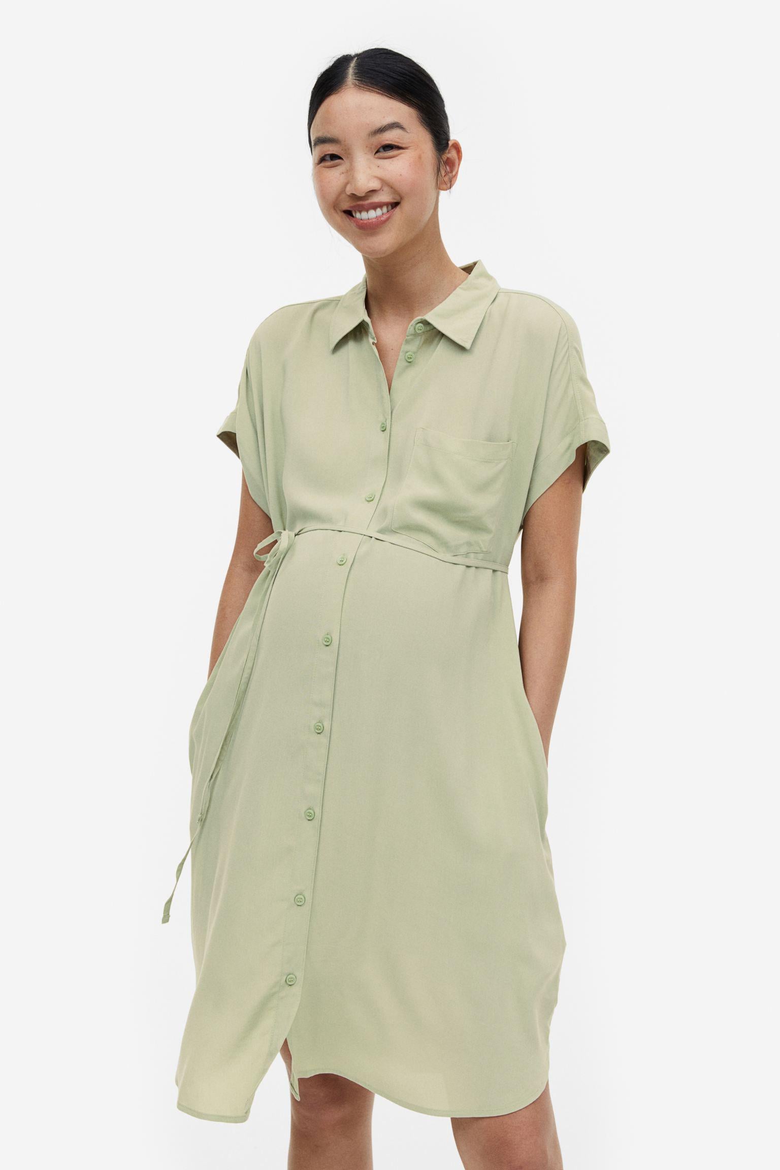 Сукня для вагітних H&M S Світло-зелений (XA31081115897)