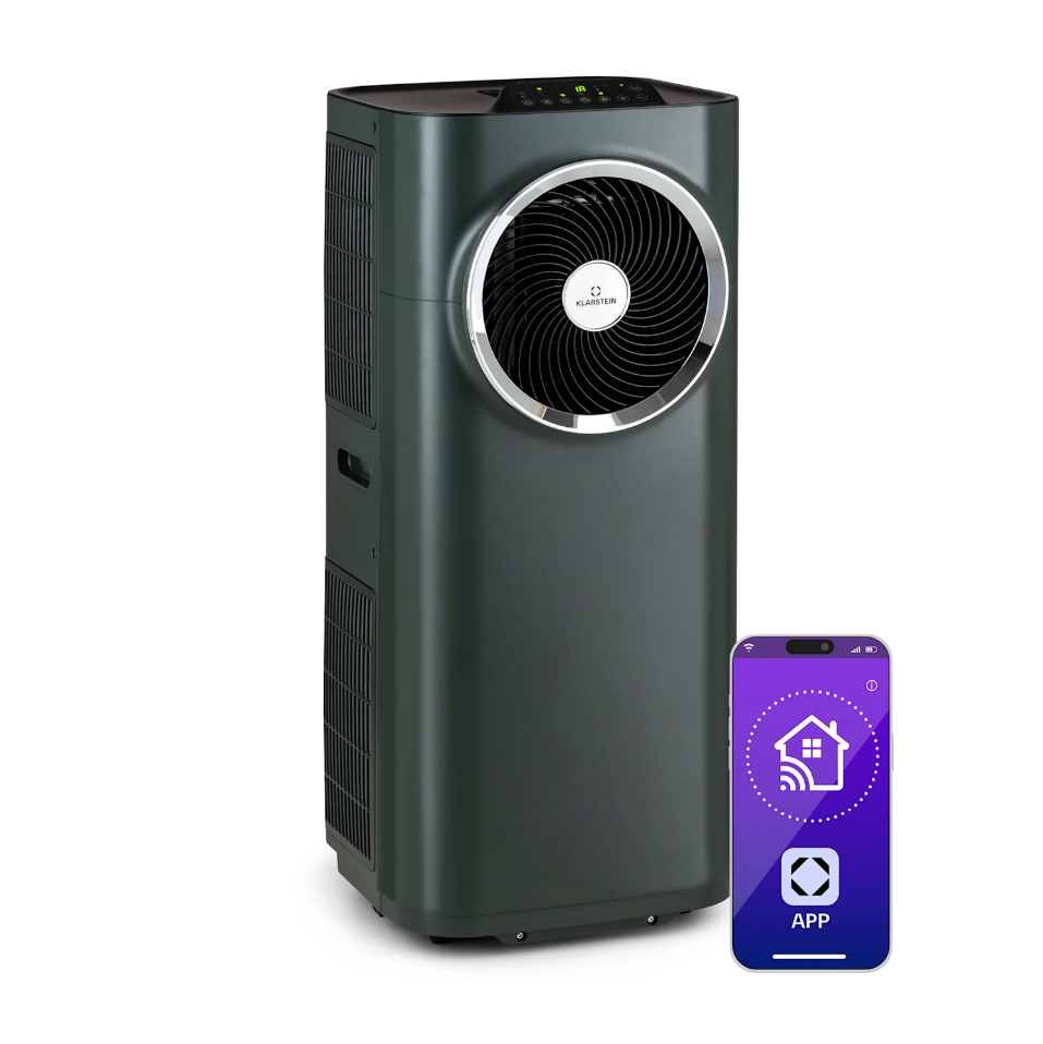 Кондиционер напольный/мобильный для дома KLARSTEIN Kraftwerk Eco Smart 11 500 БТЕ 1060 Вт (27071676) Кондиционер напольный/мобильный для дома KLARSTEIN Kraftwerk Eco Smart 11 500 БТЕ 1060 Вт (27071676)