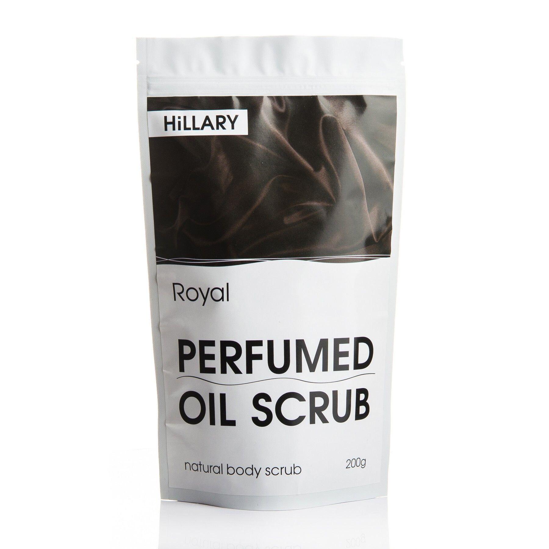 Скраб для тіла парфюмований Hillary Royal Perfumed Oil Scrub 200 г (4820209070262)