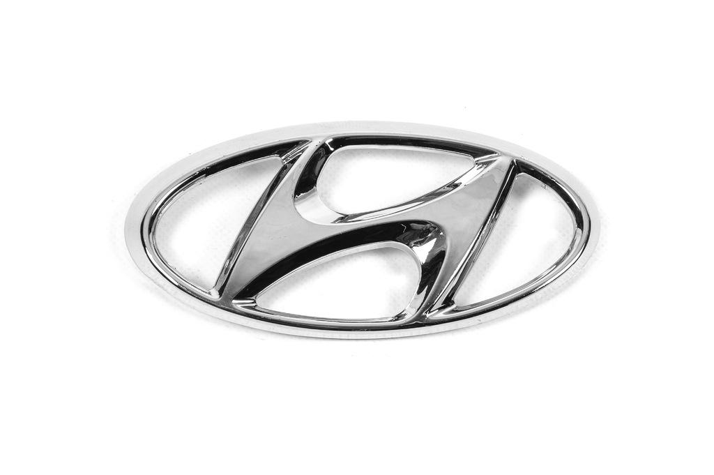 Емблема Davs Auto для Hyundai Accent 2011-2017 рр. abs-пластик Хром