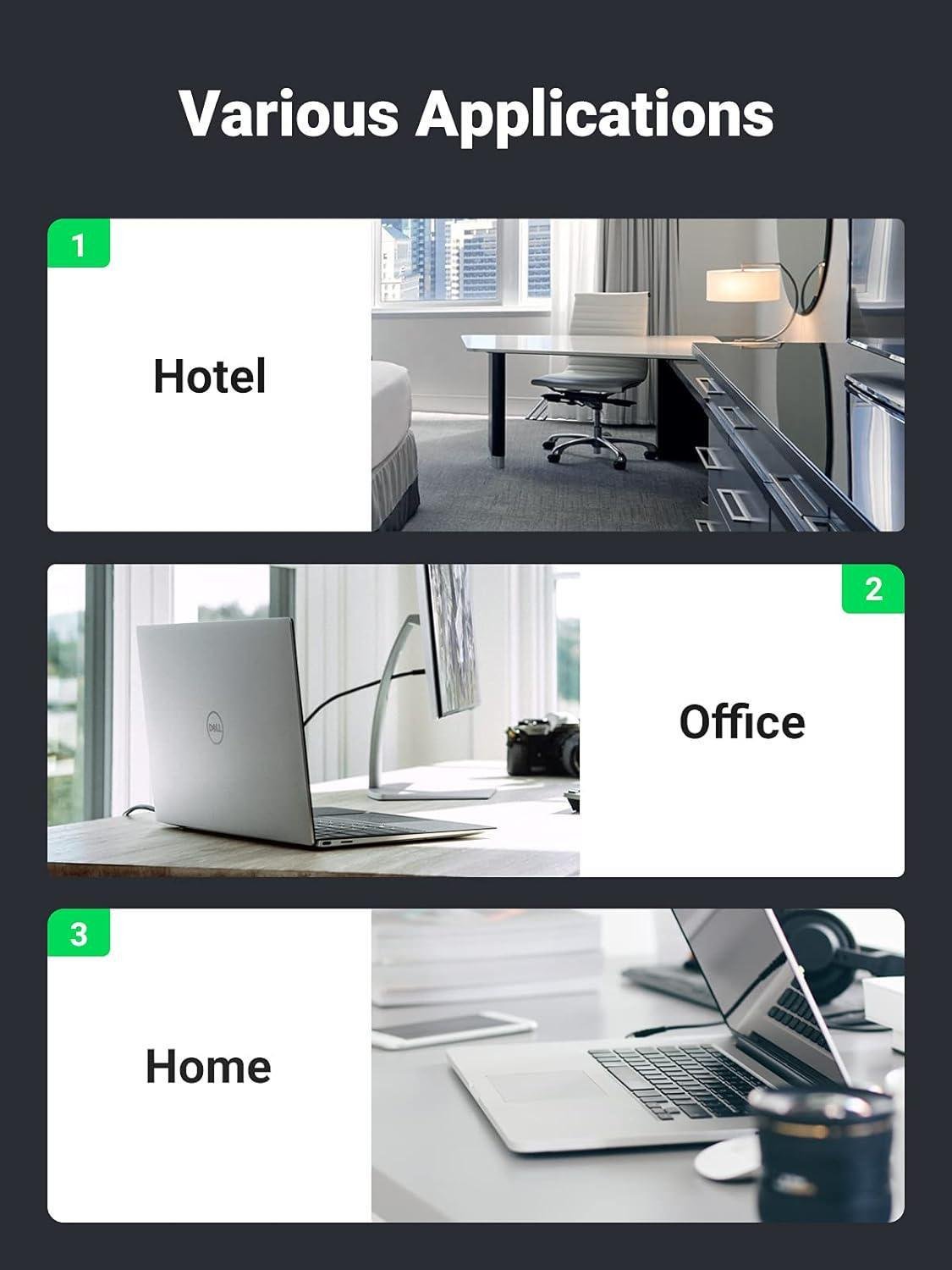 Интернет-удлинитель UGREEN Cat.6 1 Гбит/с 250МГц F/UTP RJ45 LAN RJ 45 Cat6 0,5м Черный (11278) - фото 6 Интернет-удлинитель UGREEN Cat.6 1 Гбит/с 250МГц F/UTP RJ45 LAN RJ 45 Cat6 0,5м Черный (11278) - фото 6