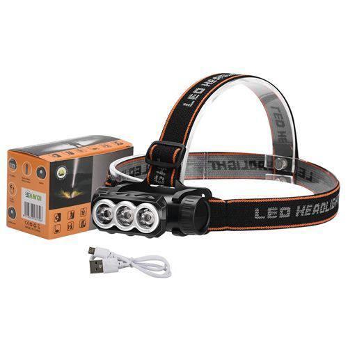 Фонарь налобный SQ-813-3 - фото 2 Фонарь налобный SQ-813-3 - фото 2