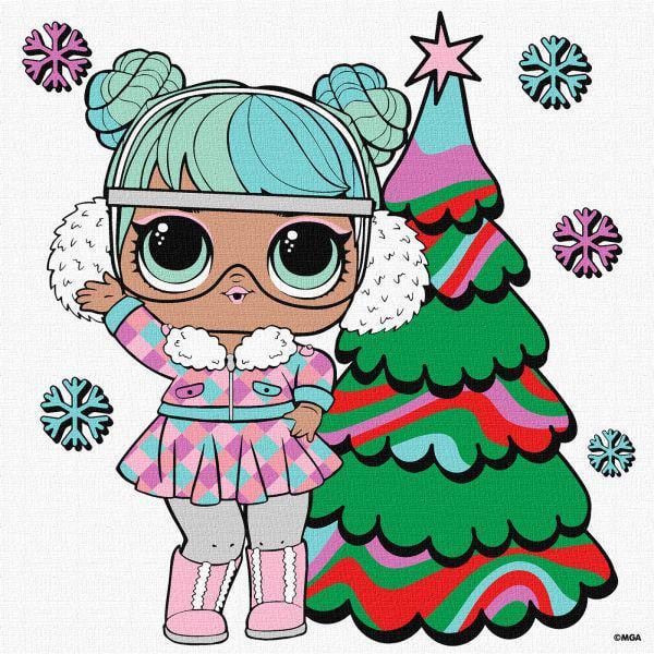 Картина по номерам Ideyka L.O.L. Surprise! Jolly Vibes. Bon Bon 25x25 см (KHO1329)