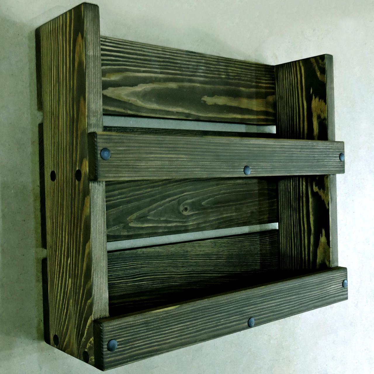 Полка для ванной из дерева Виттен 45 Морион (ВНП/452111)