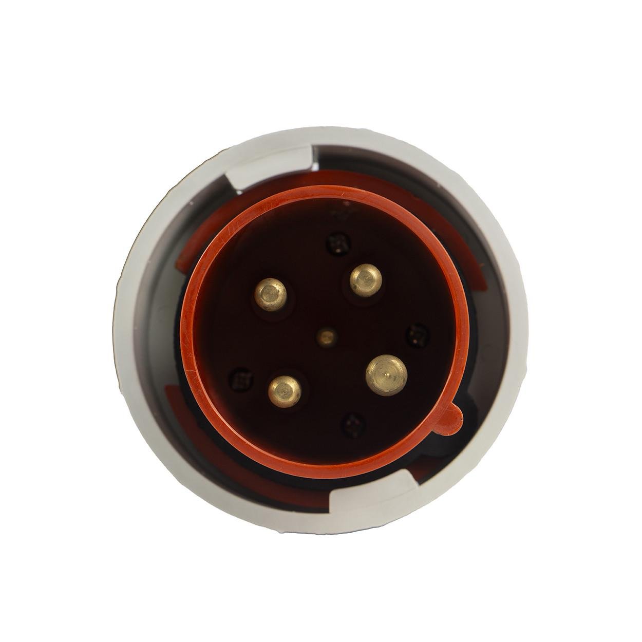 Силовая вилка водонепроницаемая TESLA 63А 380В 4р (151) - фото 2 Силовая вилка водонепроницаемая TESLA 63А 380В 4р (151) - фото 2