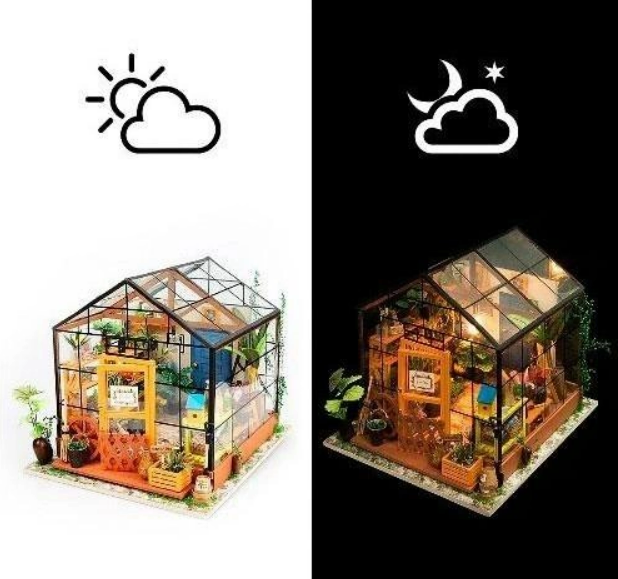 Румбокс 3D CuteBee DIY DollHouse Теплица - фото 6