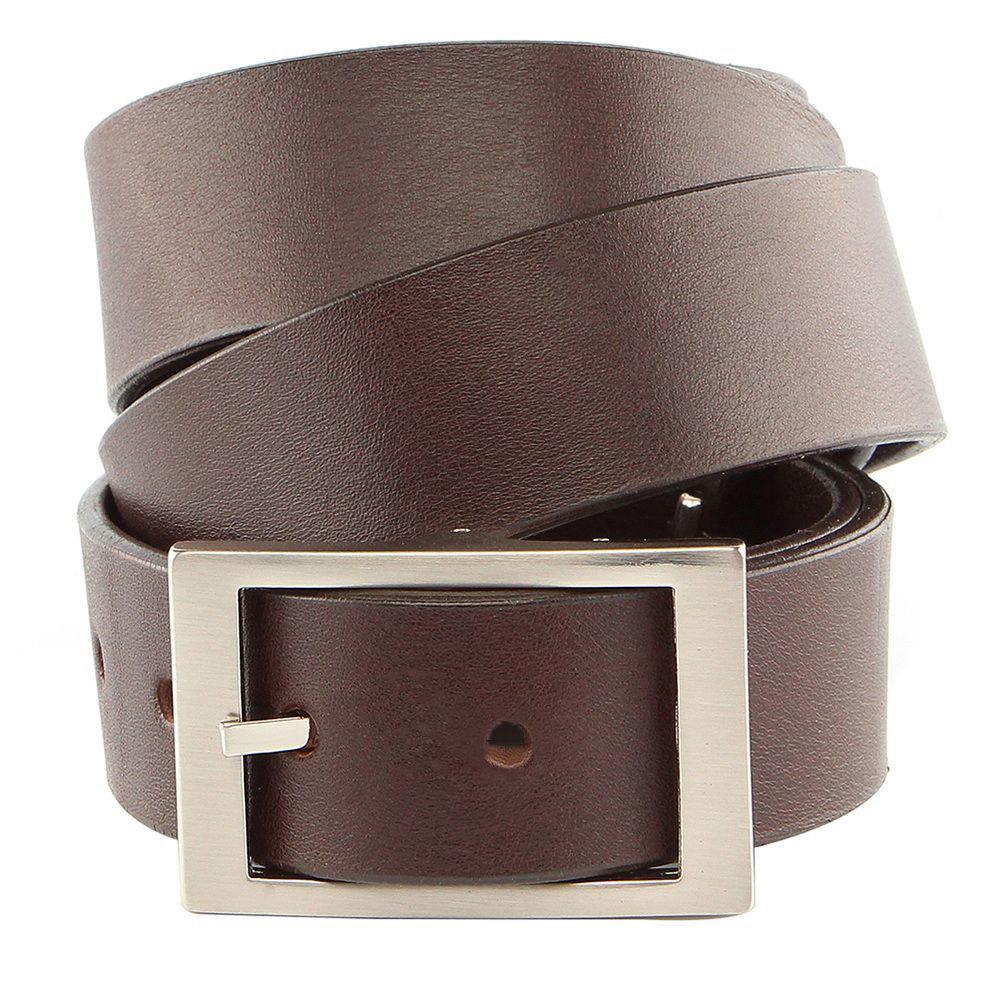 Ремень Grande pelle 00242 кожаный Коричневый