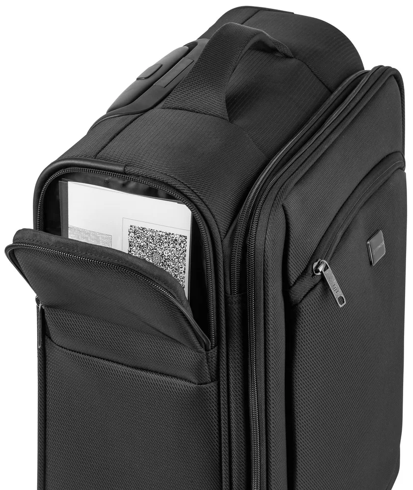 Валіза маленька з тканини Topmove зі збільшенням 35/40 л Чорний - фото 5 Валіза маленька з тканини Topmove зі збільшенням 35/40 л Чорний - фото 5