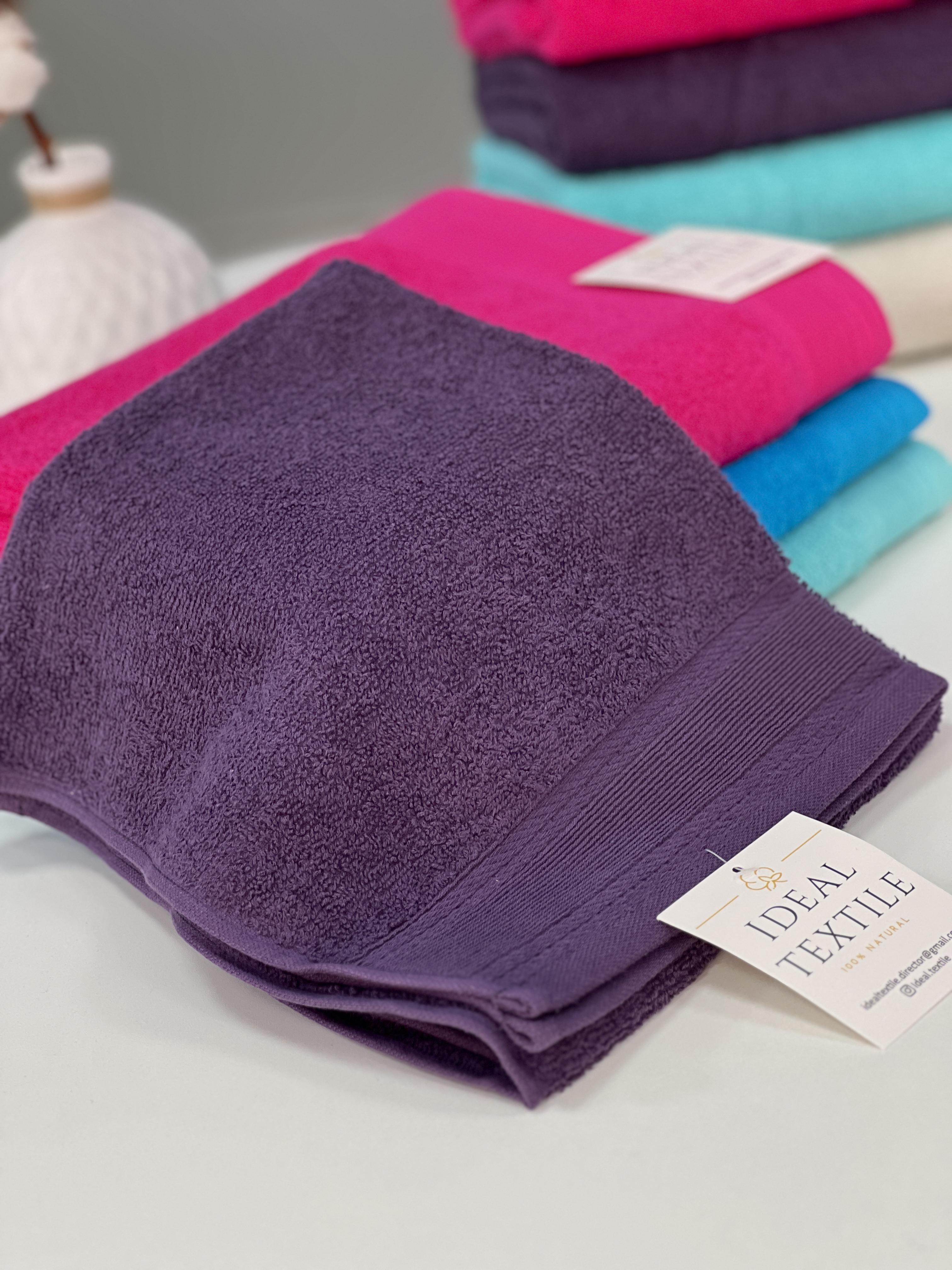 Полотенце махровое с бордюром 400г/м2 100х150 см Темно-фиолетовый (9900244) - фото 8 Полотенце махровое с бордюром 400г/м2 100х150 см Темно-фиолетовый (9900244) - фото 8