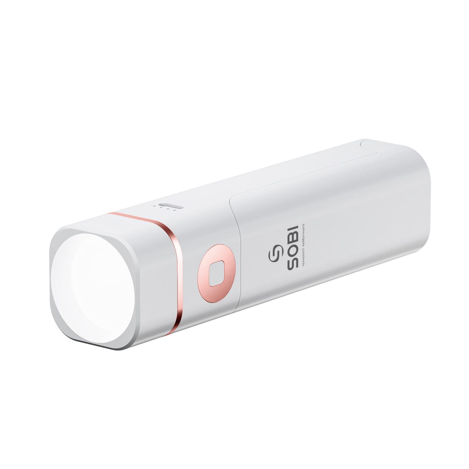 Повербанк-лампа SOBI D12 5000 mAh White