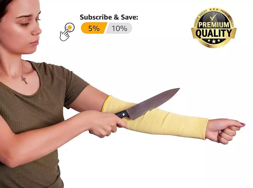 Нарукавники кевларовые для защиты от пореза и температуры - фото 5 Нарукавники кевларовые для защиты от пореза и температуры - фото 5