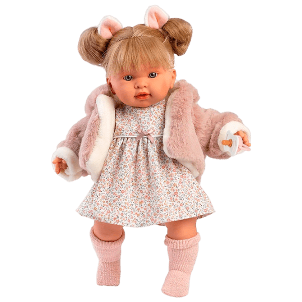 Кукла говорящая Llorens Alexandra Llorona из винила в шубке 42 см Розовый (150-98-42282) Кукла говорящая Llorens Alexandra Llorona из винила в шубке 42 см Розовый (150-98-42282)