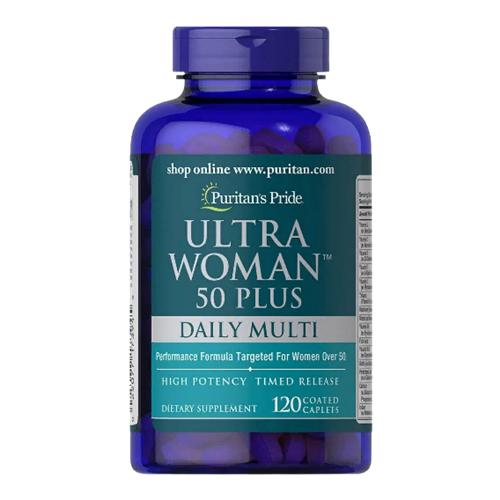 Вітамінно-мінеральний комплекс Puritan's Pride Ultra Woman 50 Plus Multi-Vitamin 120 Caplets