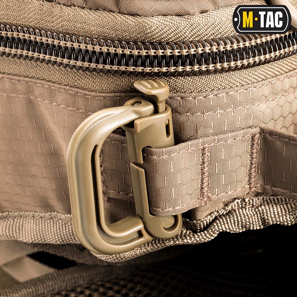 Сумка тактическая через плечо M-TAC Urban Line City Hunter Hexagon Bag Coyote (9158) - фото 8 Сумка тактическая через плечо M-TAC Urban Line City Hunter Hexagon Bag Coyote (9158) - фото 8